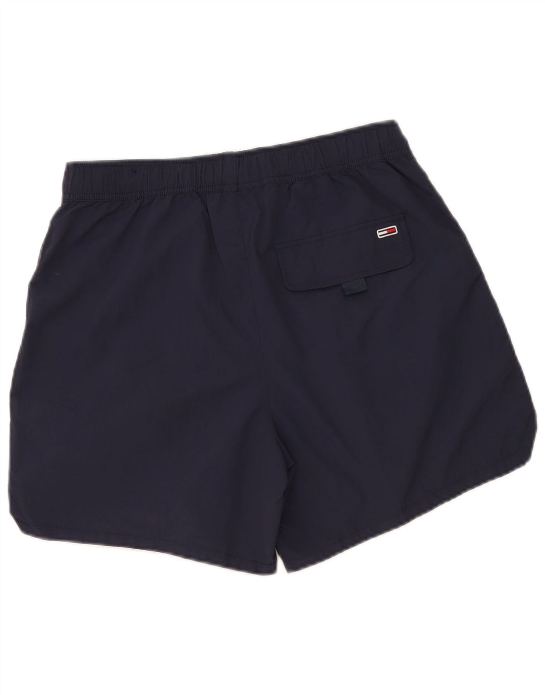 Pantaloncini da bagno grafici da uomo Tommy Hilfiger piccoli blu navy in poliammide