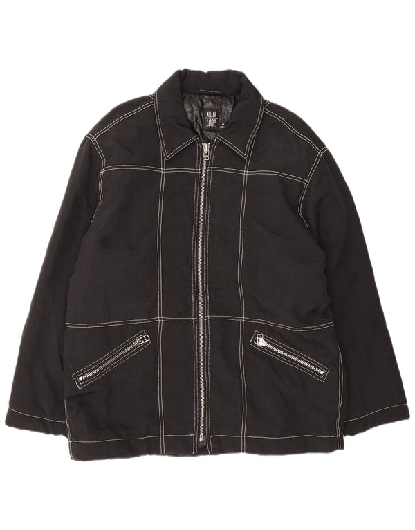 Giubbotto bomber grafico da uomo Killer Loop UK 38 medio nero in poliammide