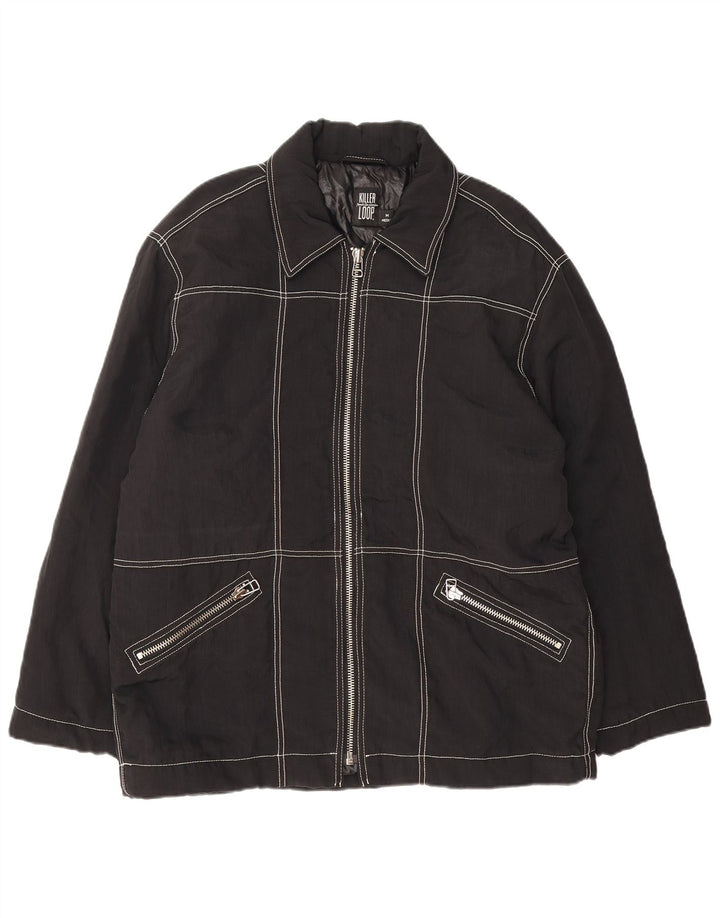 Giubbotto bomber grafico da uomo Killer Loop UK 38 medio nero in poliammide