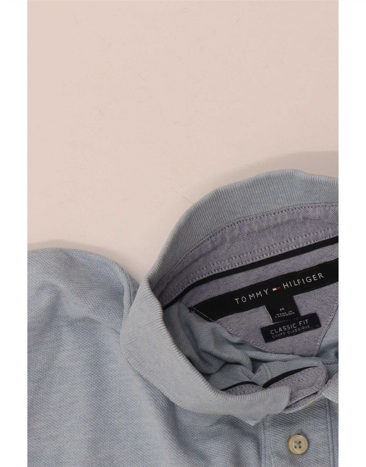Polo da uomo Tommy Hilfiger vestibilità classica blu medio
