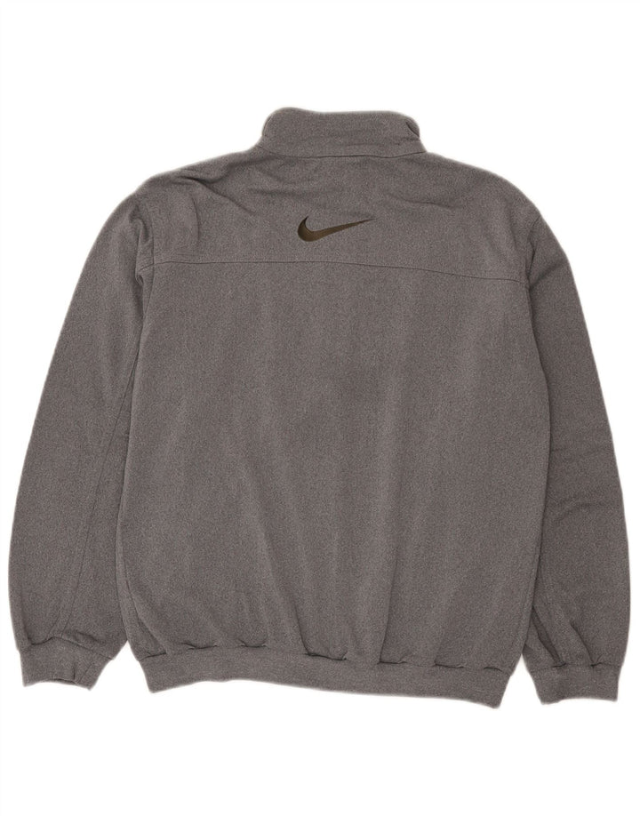 Giacca da ginnastica grafica da ragazzo Nike 12-13 anni, grande, grigio screziato
