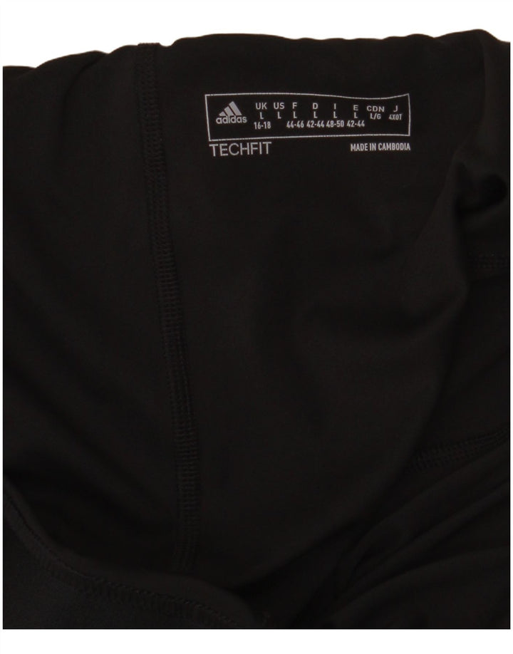 Leggings Adidas Donna UK 16/18 Large Nero