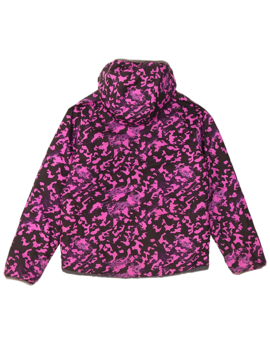 Giacca reversibile con cappuccio The North Face per ragazze 9-10 anni media nera