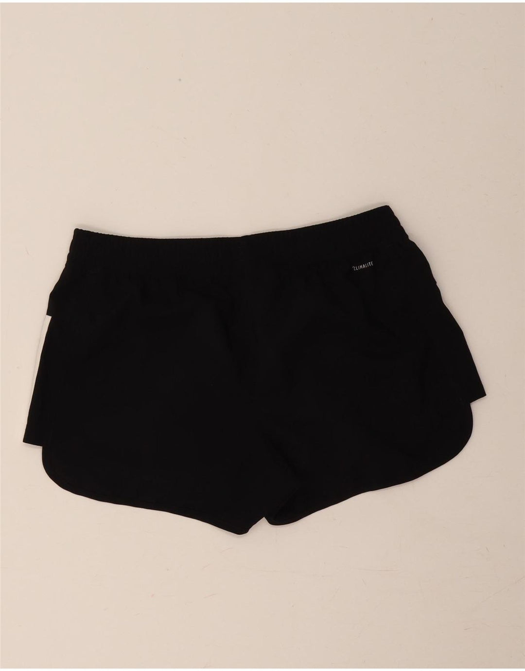 Pantaloncini sportivi Adidas Climalite da donna UK 12/14 Poliestere nero medio
