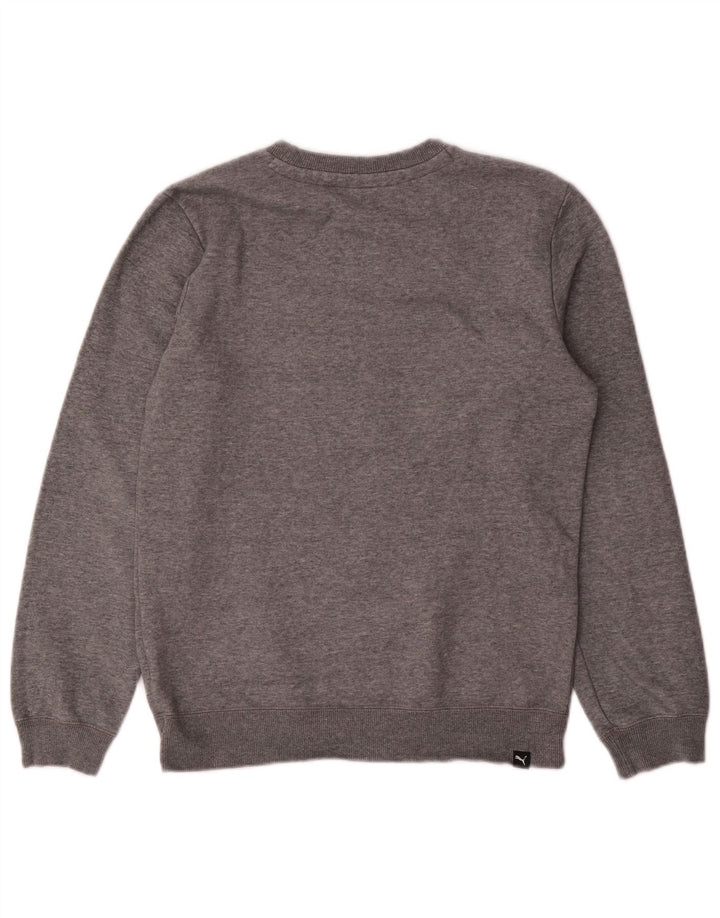 Felpa con grafica PUMA per ragazzi 13-14 anni Grigia