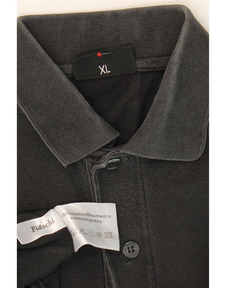 Polo da uomo Hugo Boss XL in cotone nero