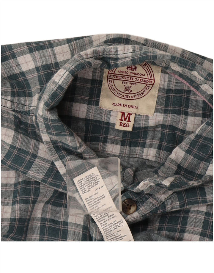 Camicia da uomo Fat Face in cotone a quadri verde medio