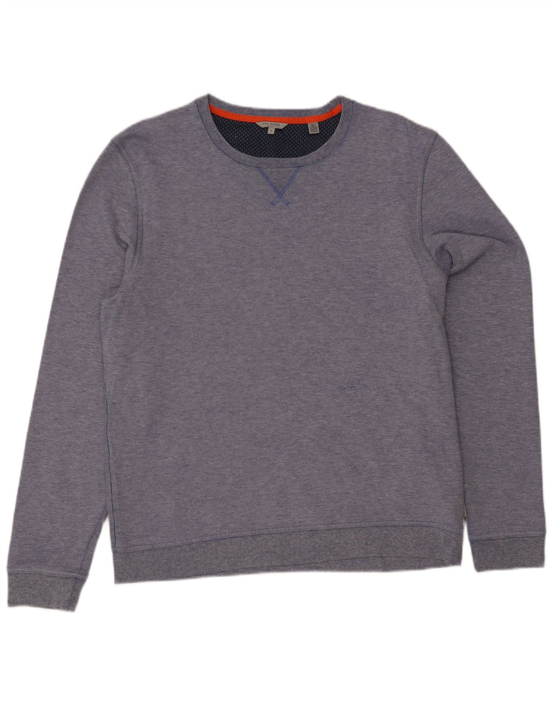 Felpa da donna TED BAKER maglione taglia 6 2XL cotone blu