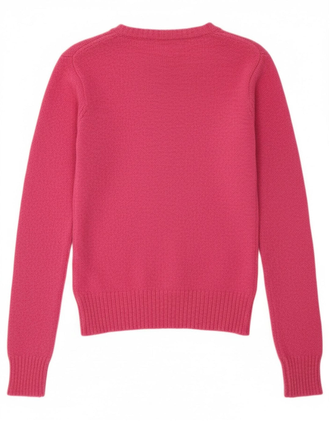 Maglione maglione girocollo da donna Benetton UK 8 piccolo rosa