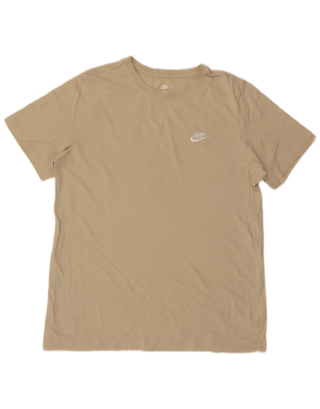 T-shirt da uomo Nike Top grande in cotone beige
