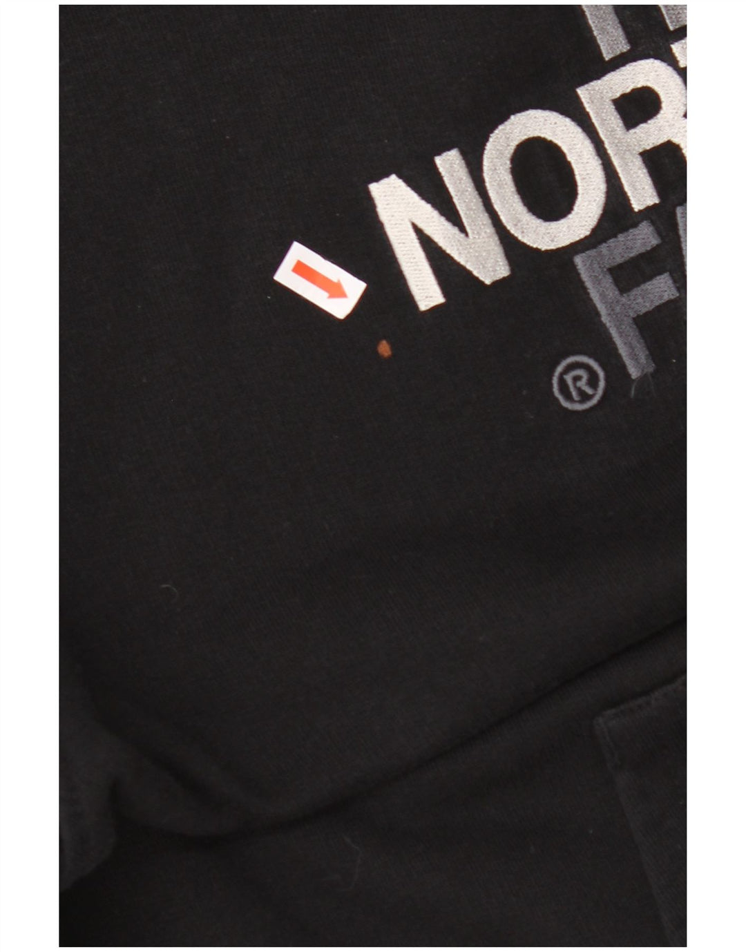 THE NORTH FACE Felpa con cappuccio grafica da uomo XL in cotone nero