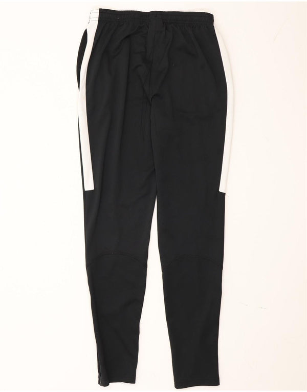 Pantaloni da tuta Nike Dri Fit da uomo, piccoli, in poliestere color block nero