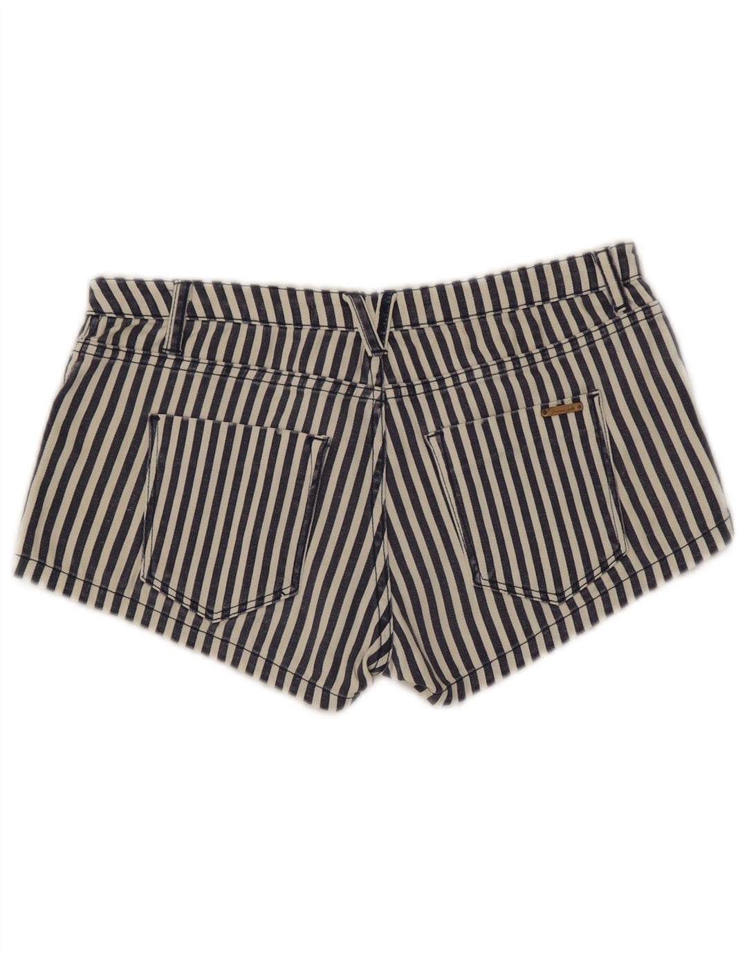 Pantaloni caldi da donna Zara EU 38 piccoli W28 blu navy gessato