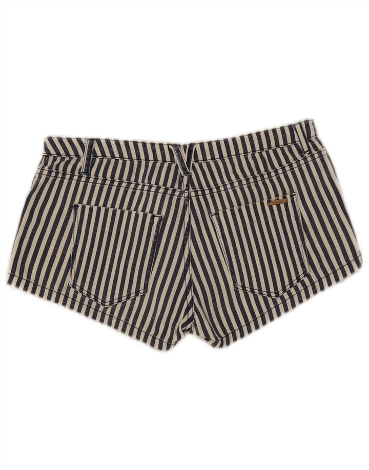 Pantaloni caldi da donna Zara EU 38 piccoli W28 blu navy gessato