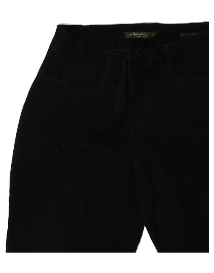 EDDIE BAUER Womens Straight Casual Trousers US 6 Medium W30 L30 Black Vintage Eddie Bauer and Second-Hand Eddie Bauer from Messina Hembry 