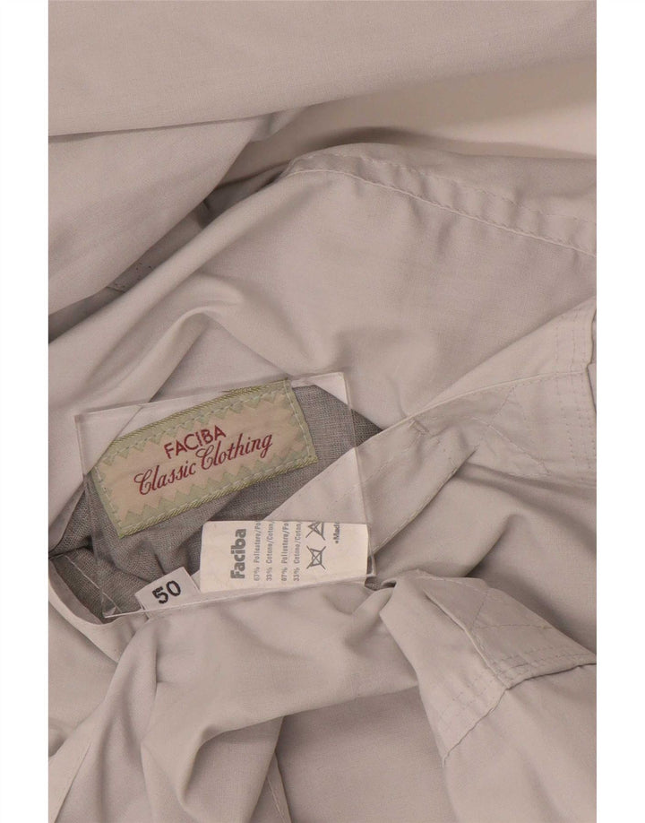 Giacca Militare Reversibile Uomo Faciba IT 50 Large Poliestere Bianco