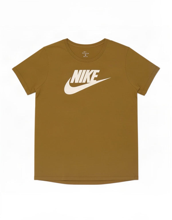 T-shirt grafica da donna Nike Top UK 18 XL Cachi