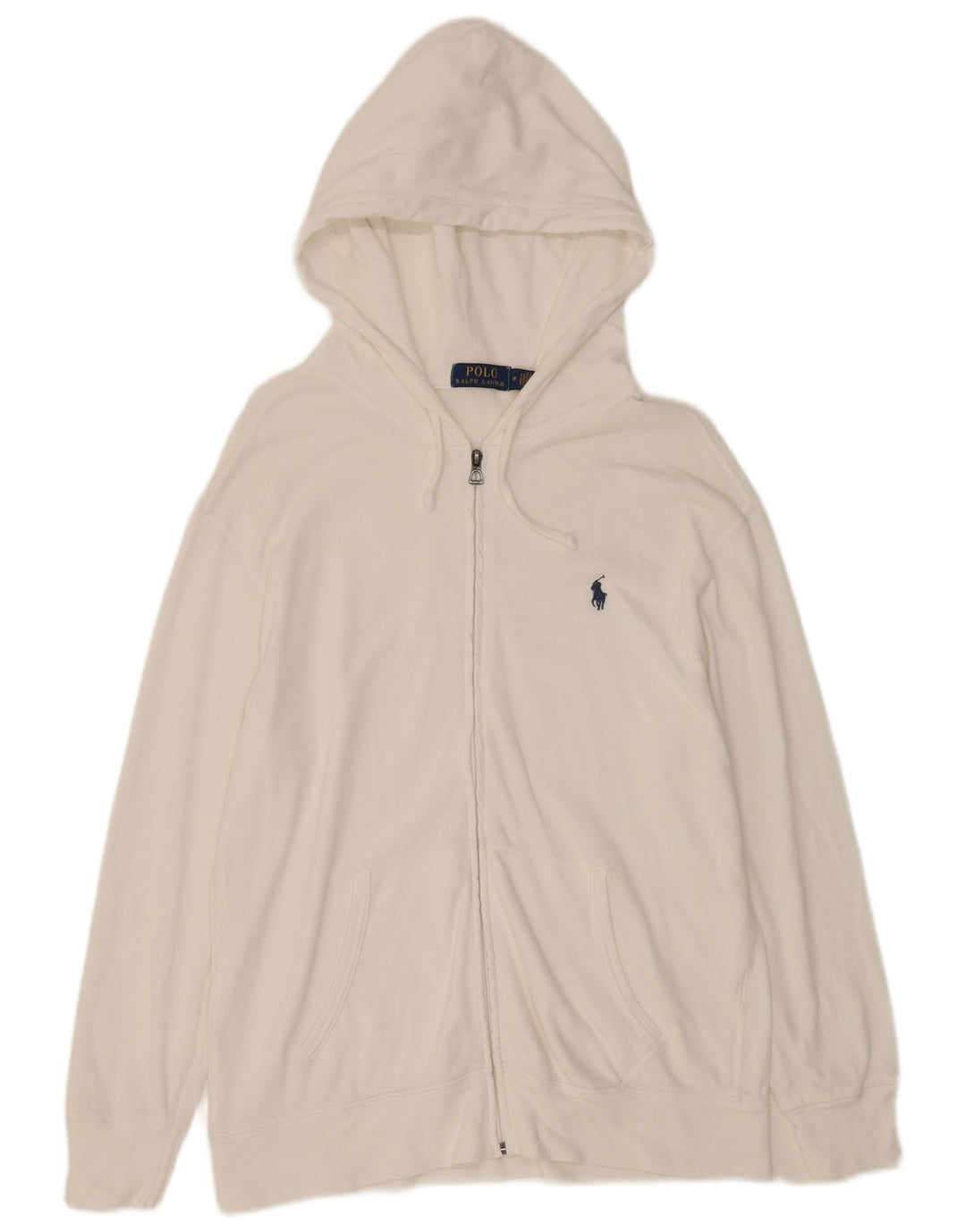 Polo Ralph Lauren Maglione con cappuccio e zip da uomo bianco medio
