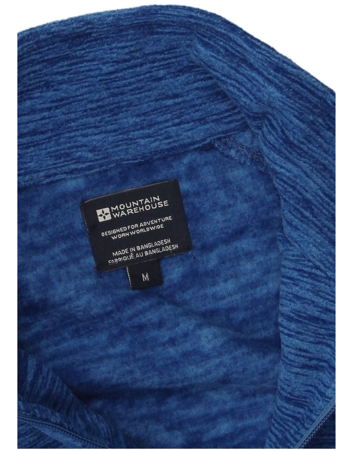 Giacca in pile da uomo Mountain Warehouse UK 38 Poliestere screziato blu medio