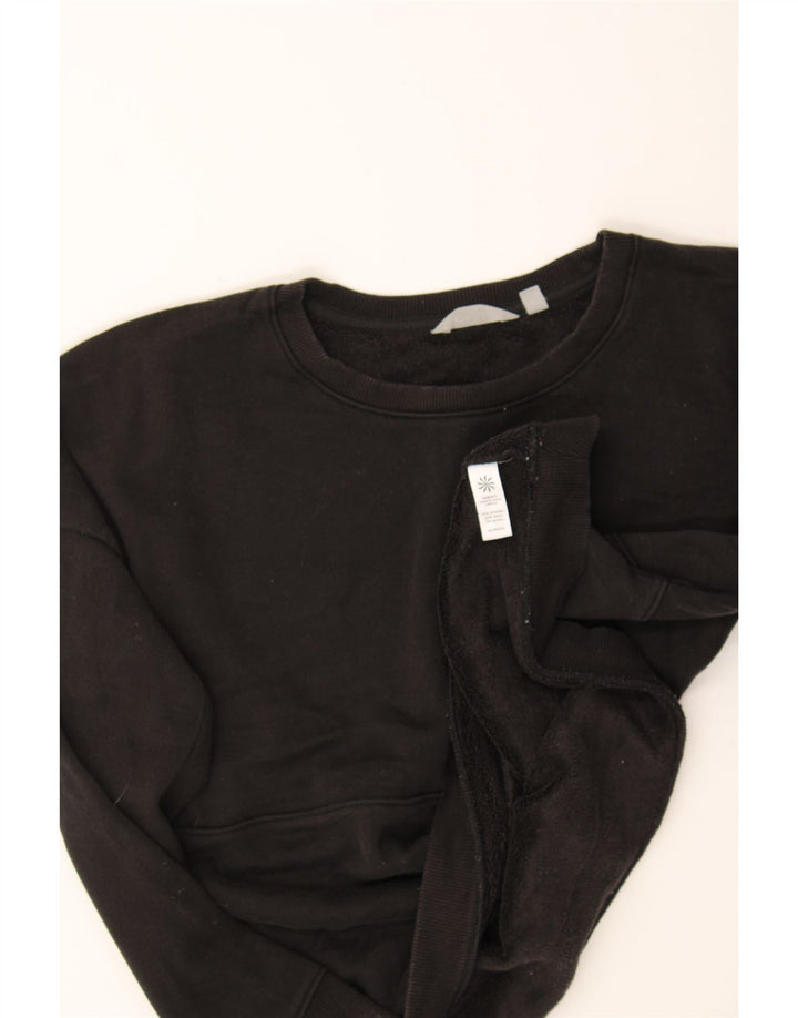 ATHLETA Womens Sweatshirt Jumper UK 18 XL Black Polyester Vintage Athleta and Second-Hand Athleta from Messina Hembry 