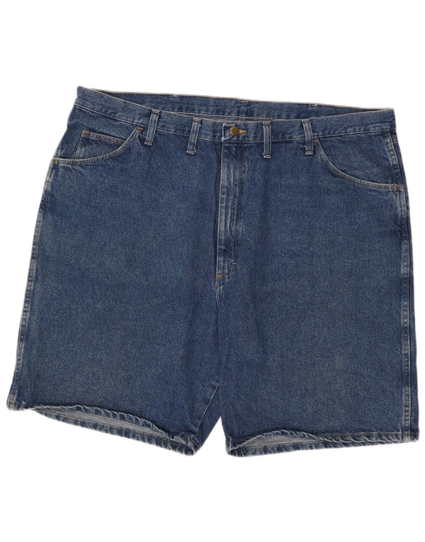 Pantaloncini di jeans da uomo Wrangler W44 2XL cotone blu