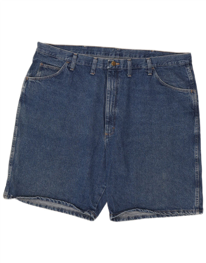 Pantaloncini di jeans da uomo Wrangler W44 2XL cotone blu