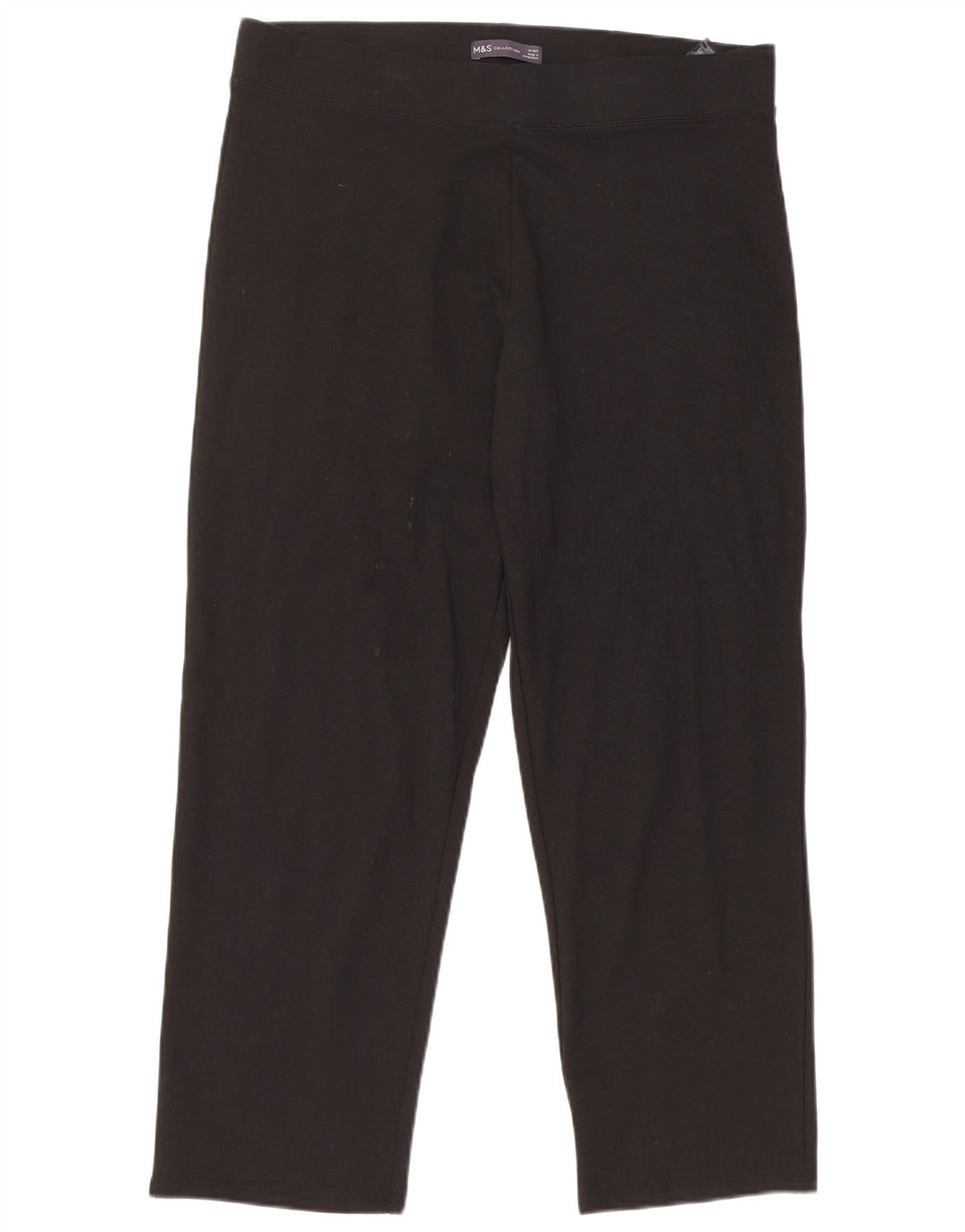 Pantaloni da tuta da donna Marks & Spencer UK 16 grandi cotone nero