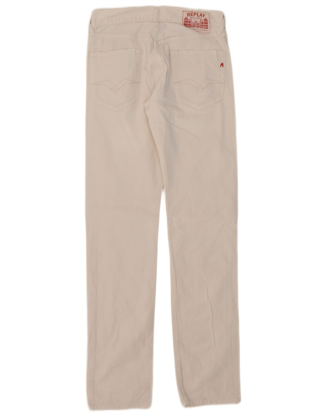Jeans slim da donna Replay W30 L34 bianchi