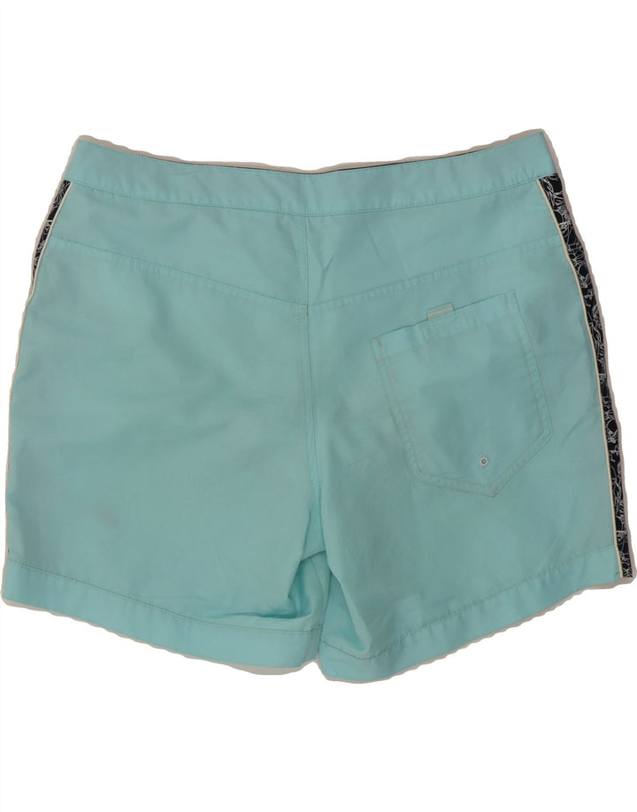 NIKE Mens Swimming Shorts Medium W33  Turquoise Colourblock Polyester Vintage Nike and Second-Hand Nike from Messina Hembry 