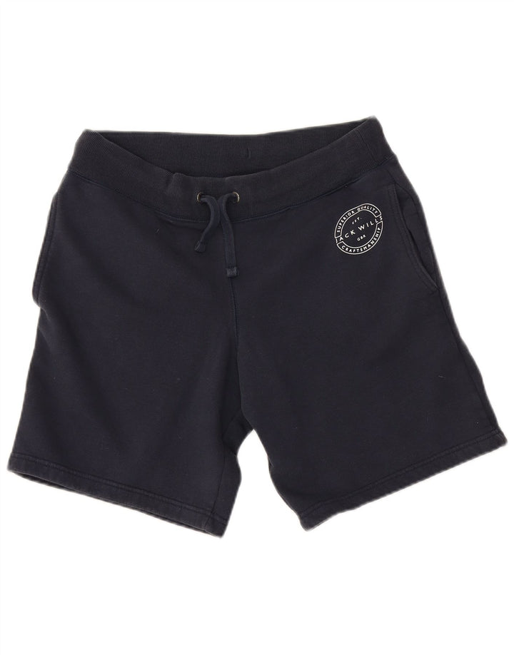 Pantaloncini sportivi da uomo Jack Wills medio cotone blu navy