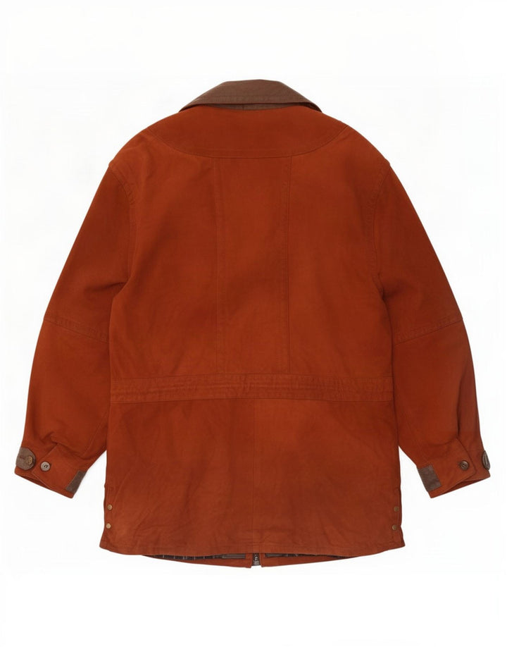Giacca utility da uomo in pelle scamosciata Maddox IT 52 XL Colorblock marrone