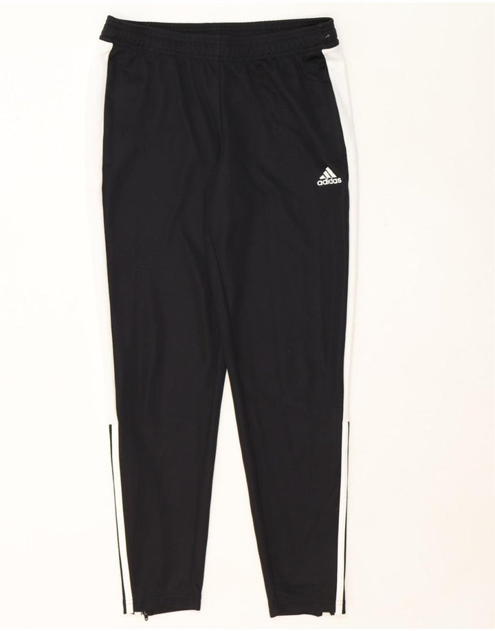 ADIDAS Womens Tracksuit Trousers UK 12/14 Medium  Black Polyester Vintage Adidas and Second-Hand Adidas from Messina Hembry 