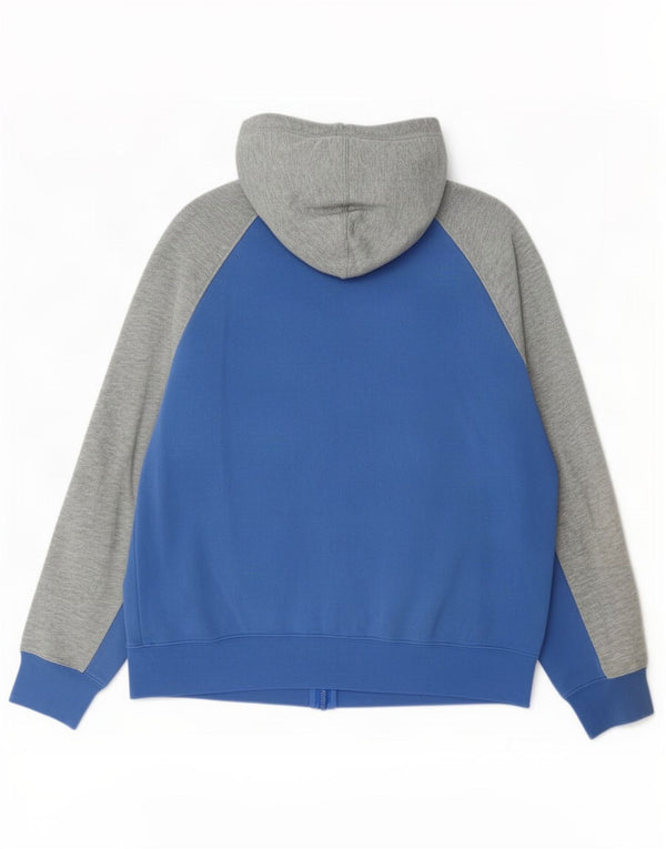 Maglione con cappuccio e zip Nike da bambino 13-14 anni XL Blue Colourblock