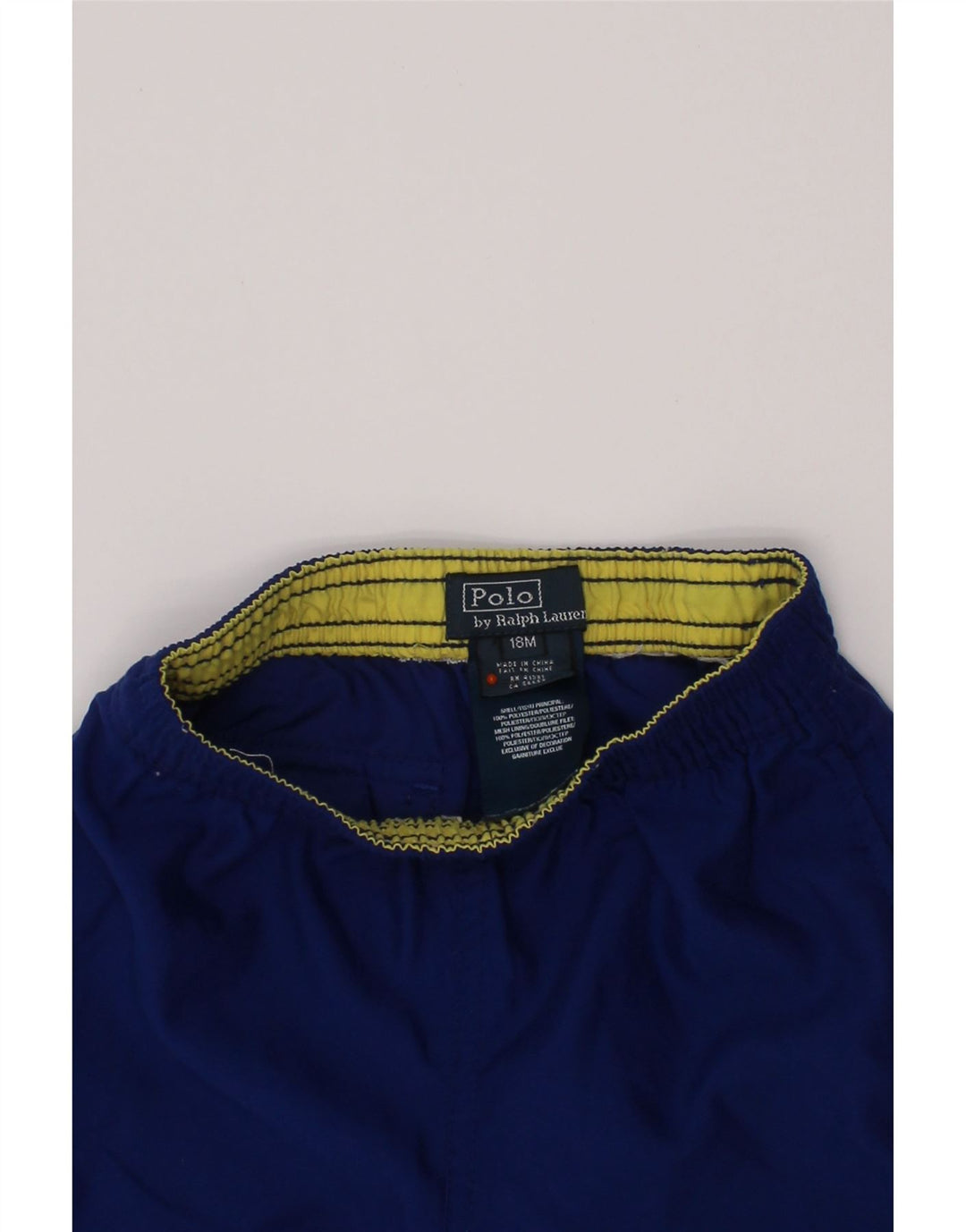 POLO RALPH LAUREN Pantaloncini sportivi da neonato 12-18 mesi in poliestere blu