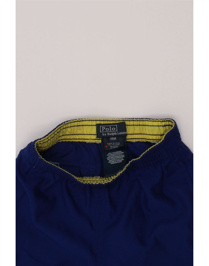 POLO RALPH LAUREN Pantaloncini sportivi da neonato 12-18 mesi in poliestere blu