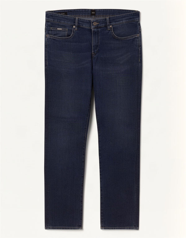Jeans slim da uomo Candiani Hugo Boss W34 L30 cotone blu navy