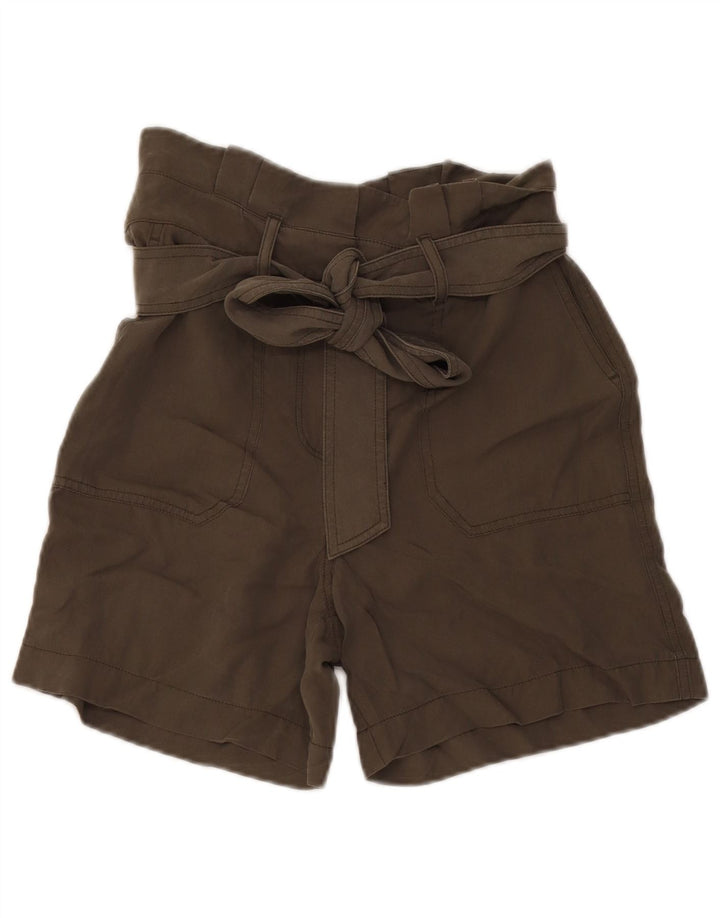 Pantaloncini casual da donna Boden UK 8 Small W30 Khaki Lyocell