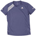 Maglietta Adidas Aeroready da uomo, piccola, in poliestere blu navy