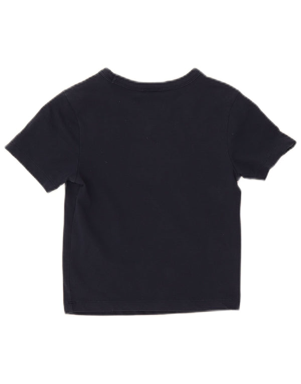 Maglietta grafica Nike Oregon per ragazze, 6-7 anni, XS, cotone blu navy