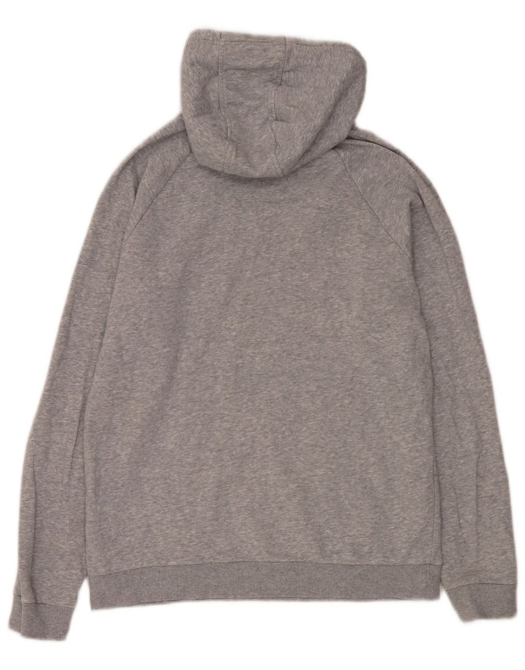 Felpa con cappuccio da uomo Under Armour in cotone chiazzato grigio medio