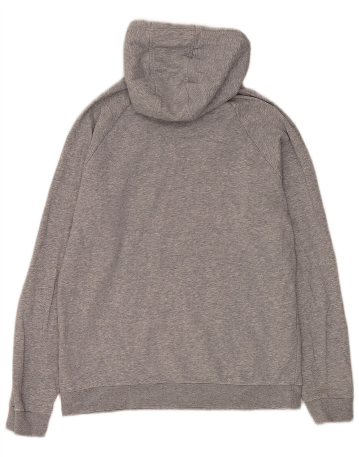 Felpa con cappuccio da uomo Under Armour in cotone chiazzato grigio medio