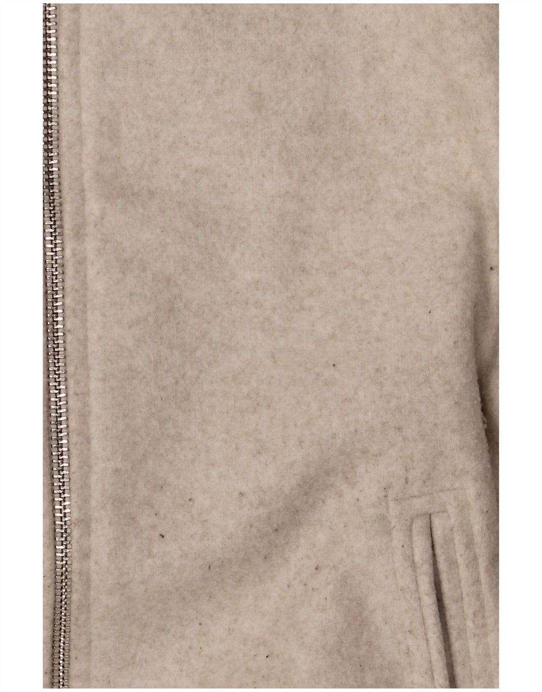 Giubbotto bomber oversize corto da donna Zara UK 10 piccolo poliestere beige