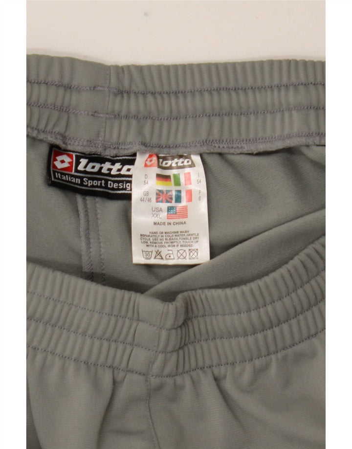 Pantaloni da tuta da uomo Lotto UK 44/46 2XL Poliestere grigio