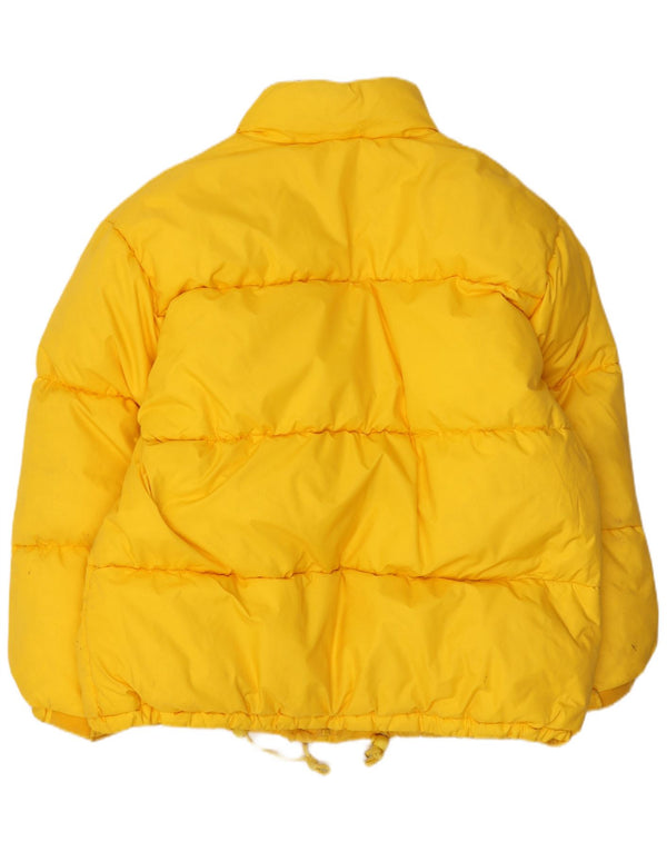 Giacca imbottita da donna Ragazza UK 14 Large Giallo in poliammide
