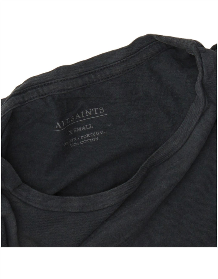 T-shirt da uomo ALL SAINTS Top XS in cotone grigio