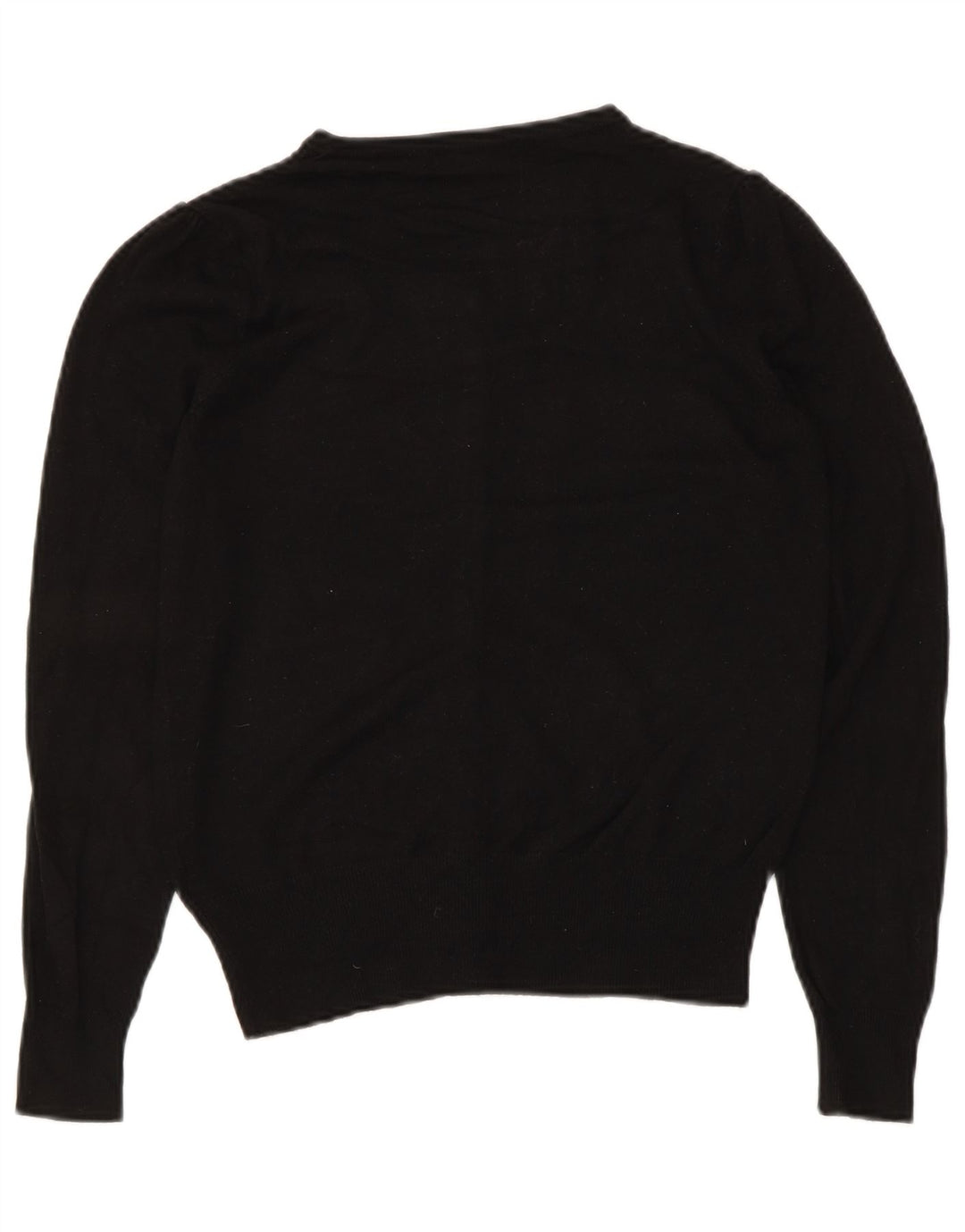 Maglione cardigan da donna Zara UK 8 piccolo in viscosa nera
