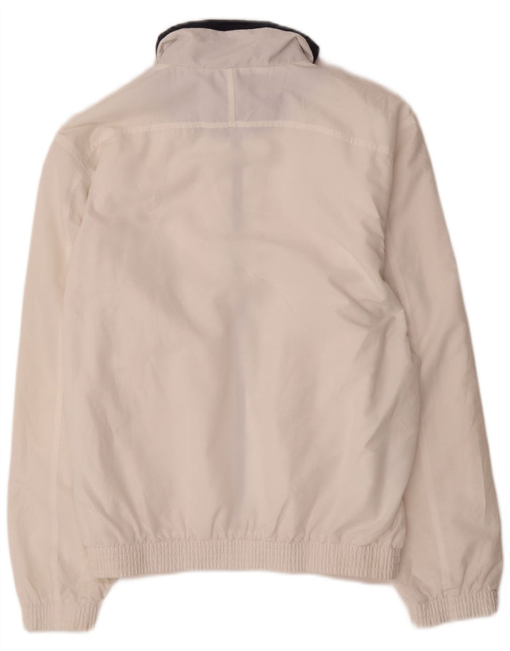 Giacca superiore della tuta da uomo Champion in poliestere bianco medio