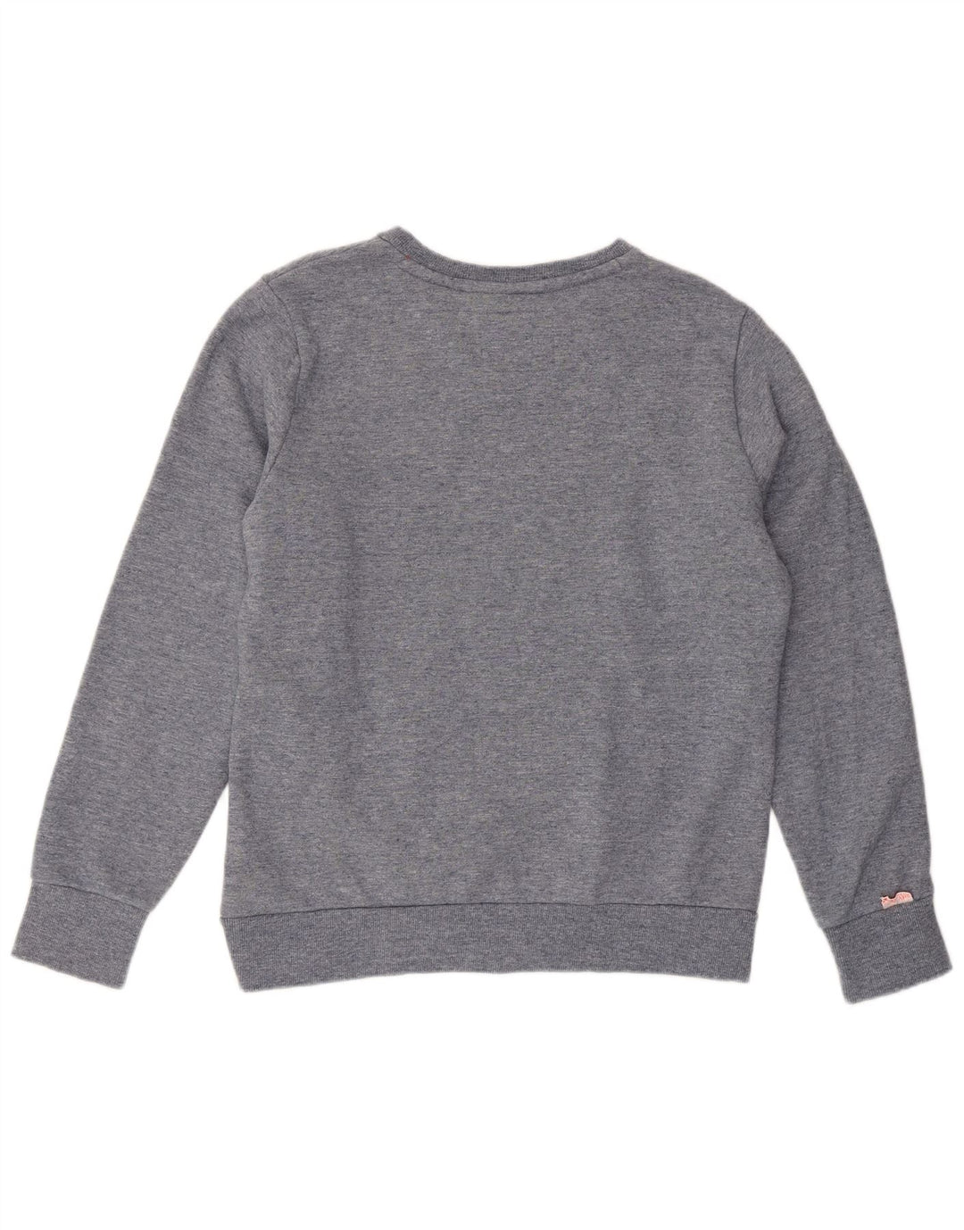 Felpa da donna SUPERDRY UK 18 XL Cotone grigio