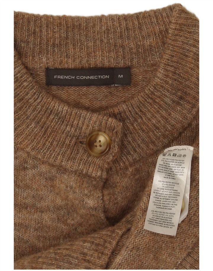 Maglione cardigan da donna French Connection UK 14 Marrone medio screziato