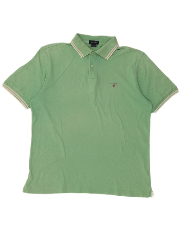 Polo Gant da uomo grande verde